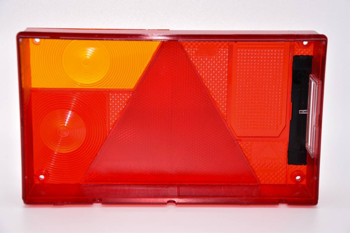 Aspöck Seitenstrahler 15-5411-047 Reflektor rot selbstklebend mit Loch  Rückstrahler für Anhänger Anhängerbeleuchtung