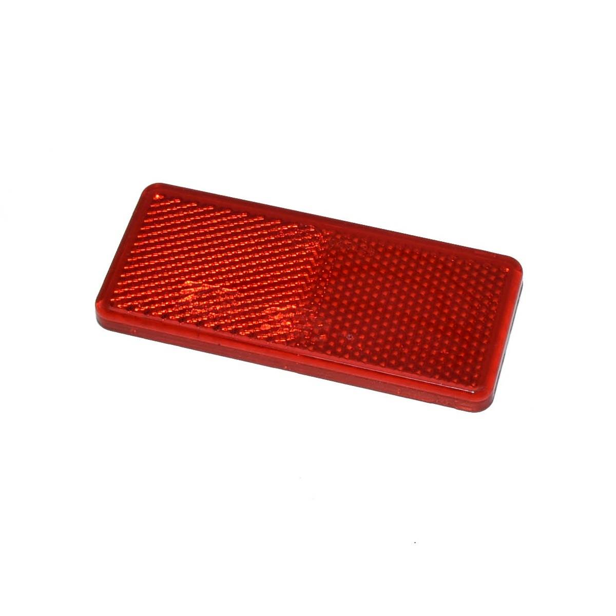 10x Aspöck Reflektor rot rechteckig 90x40mm selbstklebend - Trailerexperts