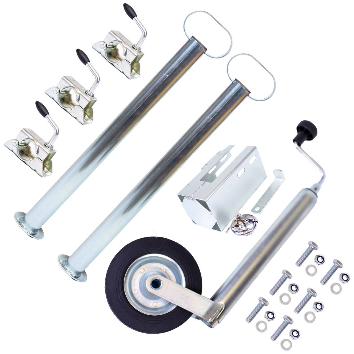 Acheter Support à pince pour remorque, roue Jockey et Supports de remorque,  support de roue Jockey pour remorque de 48mm de diamètre